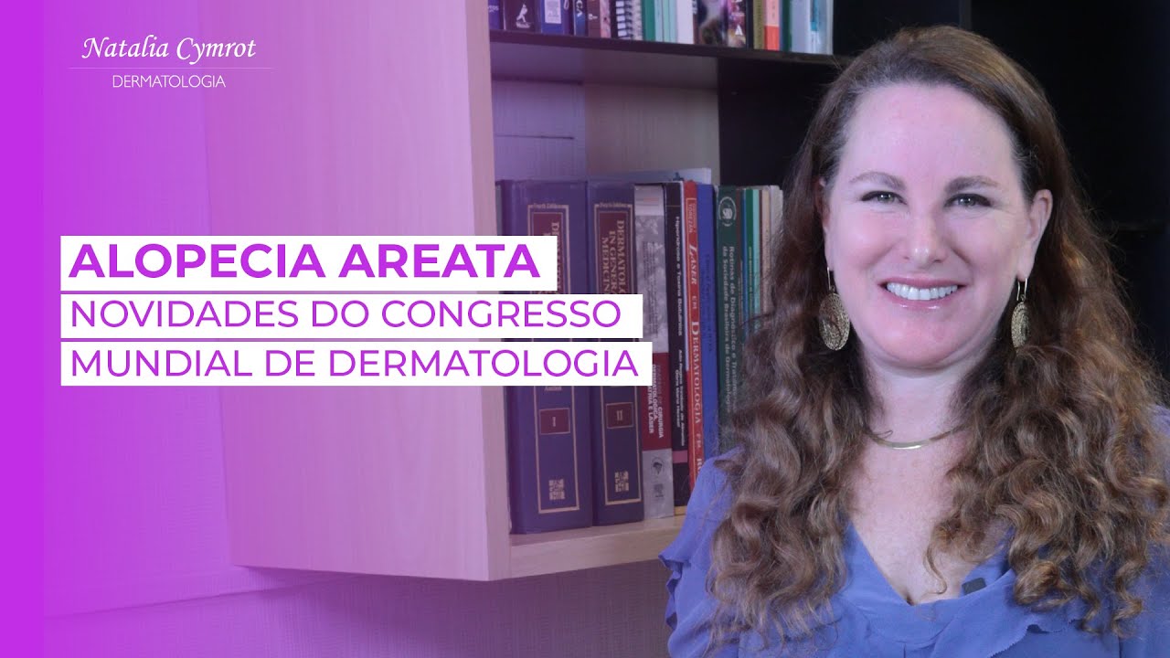 Na imagem a Dra Natalia esta ao lado do texto que é o titulo do vídeo.
