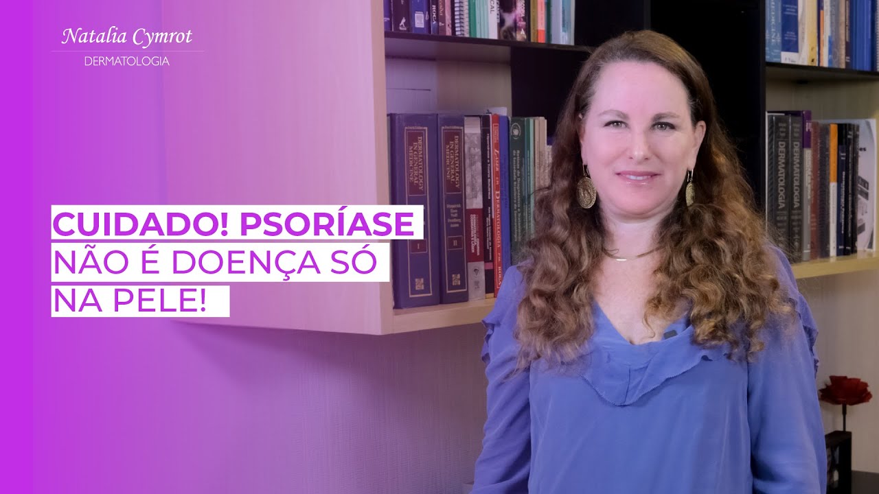 Na imagem a Dra Natalia esta ao lado do texto que é o titulo do vídeo.