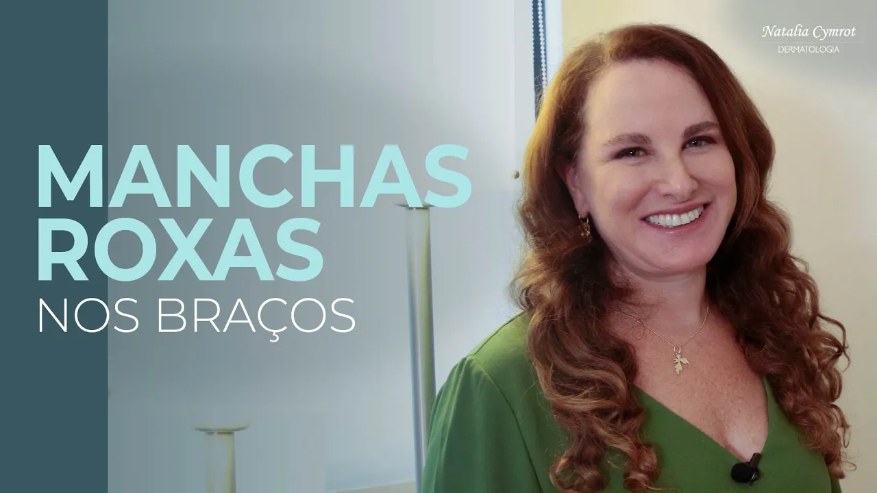 Na imagem a Dra Natalia esta ao lado do texto que é o titulo do vídeo.